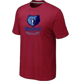 Men's Memphis Grizzlies Red Big & Tall Primary Logo T-Shirt -