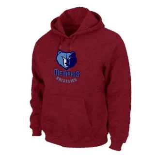 Men's Memphis Grizzlies Red Pullover Hoodie -