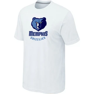 Men's Memphis Grizzlies White Big & Tall Primary Logo T-Shirt -