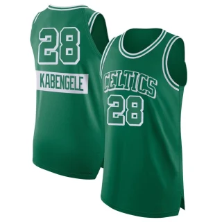 Men's Mfiondu Kabengele Boston Celtics Green Authentic Kelly 2021/22 City Edition Jersey
