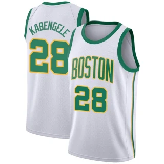 Men's Mfiondu Kabengele Boston Celtics White Swingman 2018/19 Jersey - City Edition