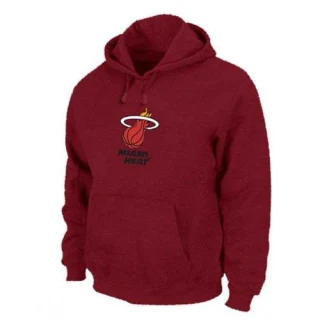Men's Miami Heat Red Pullover Hoodie -