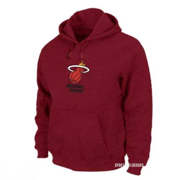 Men's Miami Heat Red Pullover Hoodie -