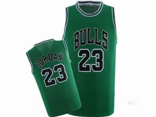 Men's Michael Jordan Chicago Bulls Green Swingman Throwback Jersey