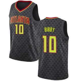 Men's Mike Bibby Atlanta Hawks Black Swingman Jersey - Icon Edition