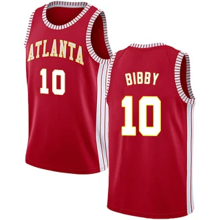 Men's Mike Bibby Atlanta Hawks Red Swingman Jersey - Statement Edition