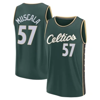 Men's Mike Muscala Boston Celtics Green Fast Break 2022/23 City Edition Jersey