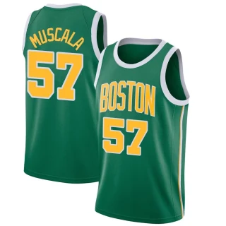 Men's Mike Muscala Boston Celtics Green Swingman 2018/19 Jersey - Earned Edition