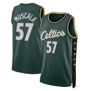 Men's Mike Muscala Boston Celtics Green Swingman 2022/23 City Edition Jersey