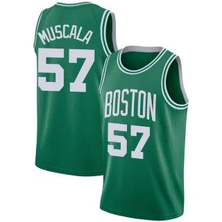 Men's Mike Muscala Boston Celtics Green Swingman Jersey - Icon Edition
