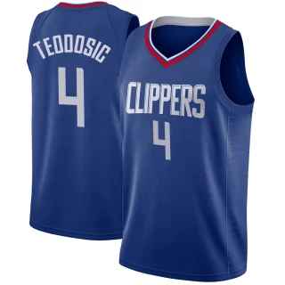 Men's Milos Teodosic Los Angeles Clippers Blue Swingman Jersey - Icon Edition