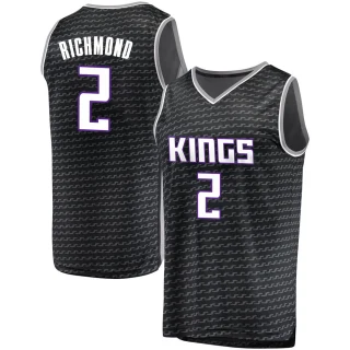 Men's Mitch Richmond Sacramento Kings Black Fast Break Jersey - Statement Edition
