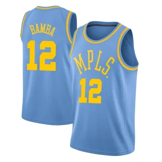 Men's Mo Bamba Los Angeles Lakers Blue Swingman Hardwood Classics Jersey