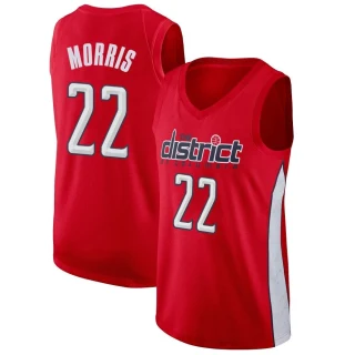 Men's Monte Morris Washington Wizards Red Swingman 2018/19 Jersey - Earned Edition