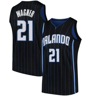 Men's Moritz Wagner Orlando Magic Black Swingman Jersey - Statement Edition