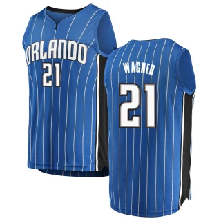Men's Moritz Wagner Orlando Magic Blue Fast Break Jersey - Icon Edition