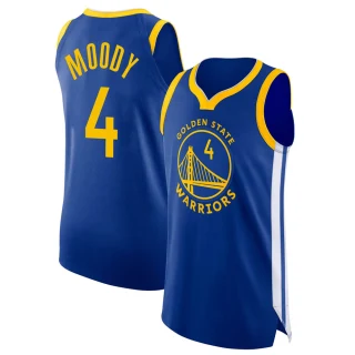 Men's Moses Moody Golden State Warriors Blue Authentic 2020/21 Jersey - Icon Edition