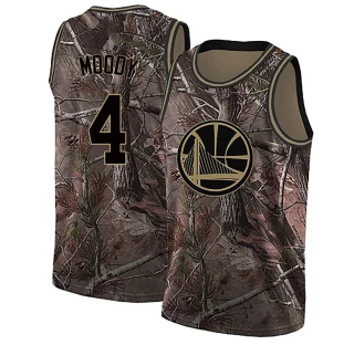 Men's Moses Moody Golden State Warriors Gold Swingman Camo Realtree Collection Jersey