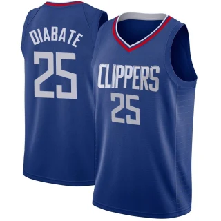 Men's Moussa Diabate Los Angeles Clippers Blue Swingman Jersey - Icon Edition