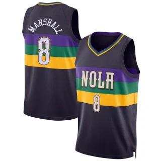Men's Naji Marshall New Orleans Pelicans Purple Swingman 2022/23 City Edition Jersey