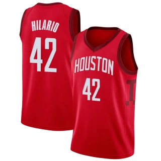 Men's Nene Hilario Houston Rockets Red Swingman 2018/19 Jersey - Earned Edition