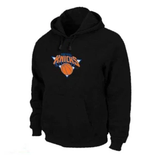 Men's New York Knicks Black Pullover Hoodie -