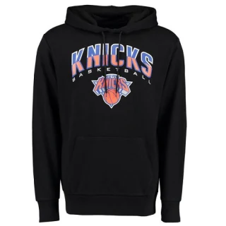 Men's New York Knicks Black UNK Ballout Pullover Hoodie -