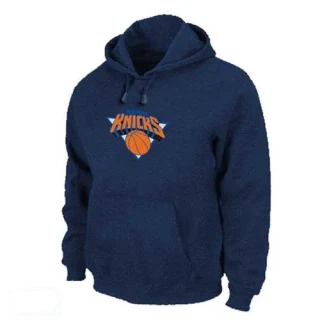 Men's New York Knicks Navy Pullover Hoodie -