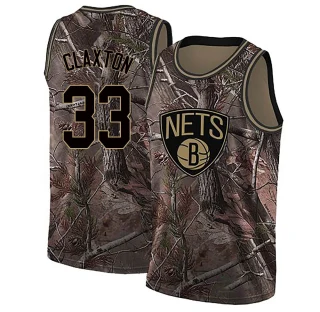 Men's Nic Claxton Brooklyn Nets Camo Swingman Realtree Collection Jersey