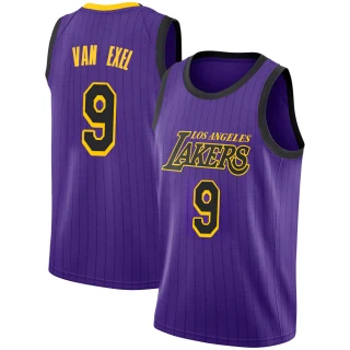 Men's Nick Van Exel Los Angeles Lakers Purple Swingman 2018/19 Jersey - City Edition