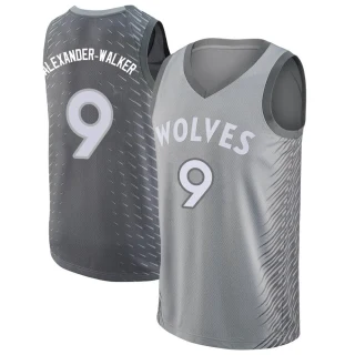Men's Nickeil Alexander-Walker Minnesota Timberwolves Swingman Silver Jersey - City Edition