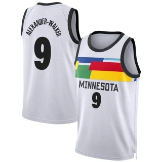 Men's Nickeil Alexander-Walker Minnesota Timberwolves White Swingman 2022/23 City Edition Jersey