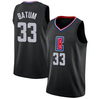Men's Nicolas Batum Los Angeles Clippers Black Swingman Jersey - Statement Edition