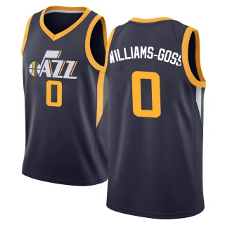 Men's Nigel Williams-Goss Utah Jazz Navy Swingman Jersey - Icon Edition
