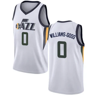 Men's Nigel Williams-Goss Utah Jazz White Swingman Jersey - Association Edition