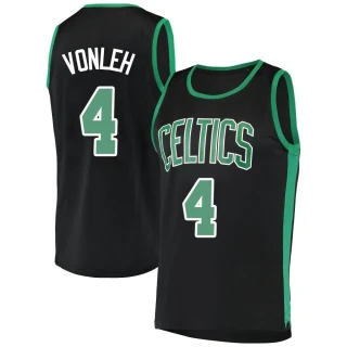 Men's Noah Vonleh Boston Celtics Black Fast Break Jersey - Statement Edition