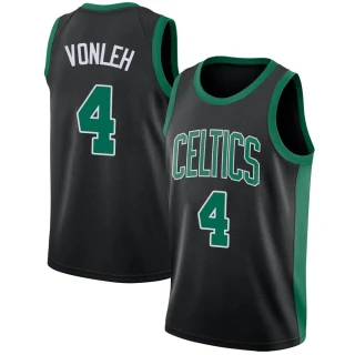 Men's Noah Vonleh Boston Celtics Black Swingman Jersey - Statement Edition