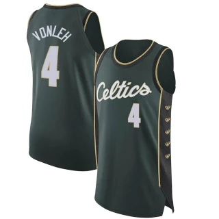 Men's Noah Vonleh Boston Celtics Green Authentic 2022/23 City Edition Jersey