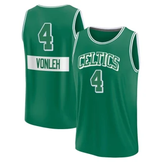 Men's Noah Vonleh Boston Celtics Green Fast Break Kelly 2021/22 Replica City Edition Jersey
