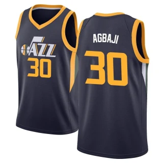 Men's Ochai Agbaji Utah Jazz Navy Swingman Jersey - Icon Edition