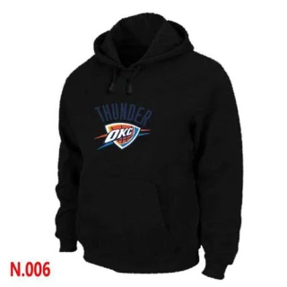 Men's Oklahoma City Thunder Black Pullover Hoodie -