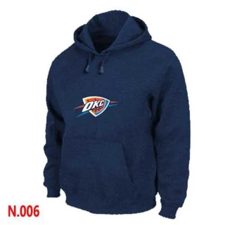 Men's Oklahoma City Thunder Navy Pullover Hoodie -
