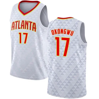 Men's Onyeka Okongwu Atlanta Hawks White Swingman Jersey - Association Edition