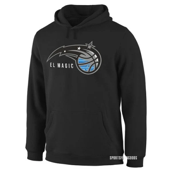 Men's Orlando Magic Black Noches Enebea Pullover Hoodie -