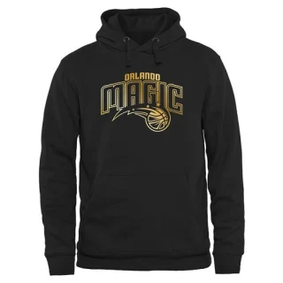 Men's Orlando Magic Gold Collection Pullover Hoodie - Black