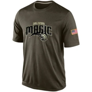 Men's Orlando Magic Olive Salute To Service KO Performance Dri-FIT T-Shirt
