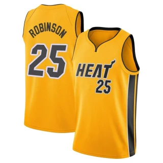 Men's Orlando Robinson Miami Heat Gold Swingman 2020/21 Jersey - Earned Edition