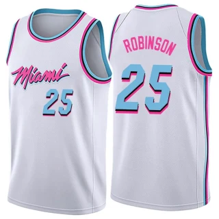 Men's Orlando Robinson Miami Heat White Swingman Jersey - City Edition
