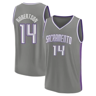 Men's Oscar Robertson Sacramento Kings Gray Fast Break 2022/23 City Edition Jersey