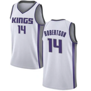 Men's Oscar Robertson Sacramento Kings White Swingman Jersey - Association Edition
